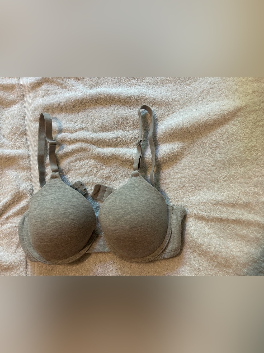 Fruit of the Loom Light Gray Lightly padded T-Shirt Bra